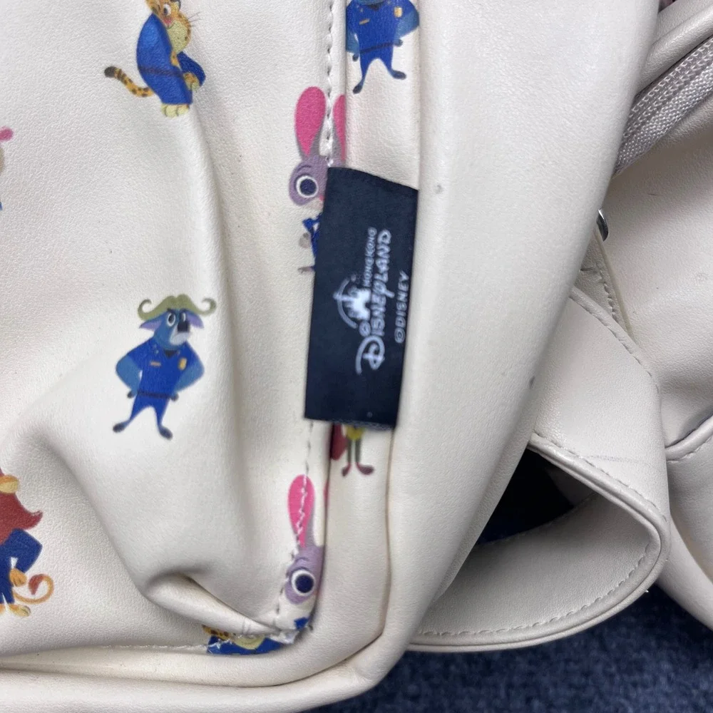 Disney Zootopia Mini Backpack Coin Purse Cream Judy Hopps Character Bag